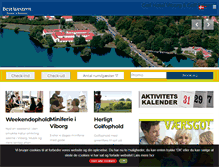 Tablet Screenshot of golfhotelviborg.dk